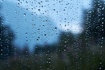 rain drops on window