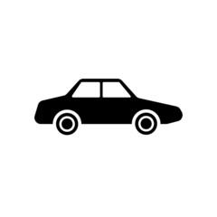 Simple car flat icon