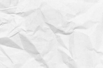 Fototapeta premium Grunge wrinkled white color paper textured background
