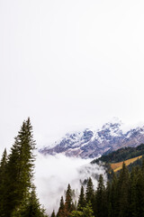Sunset in Dolomites mountains, Alps, northern Italy