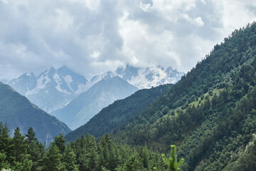 landscape in the mountains