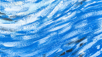 Watercolor paint on wall