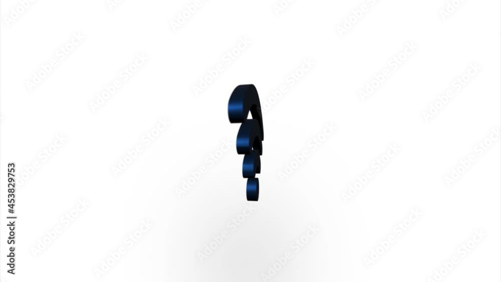 Aufkleber Blue Wi-Fi icon flipping, rotation. Elegant 3d realistic light render. Seamless loop animation video