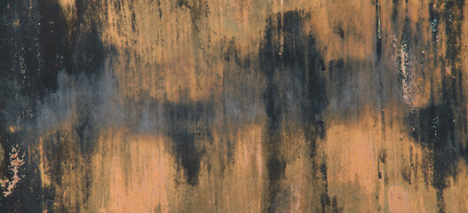 Backgrounds and textures concept. Blurred black rusty grunge metal texture. Vintage effect.