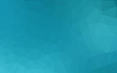 Light BLUE vector abstract polygonal texture.