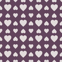 Blue white seamless background with hearts..Hearts as a seamless texture for printing..Bicolor repeating abstract pattern.