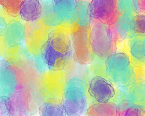 Abstract bright, colorful, vibrant  background
Digital watercolor
