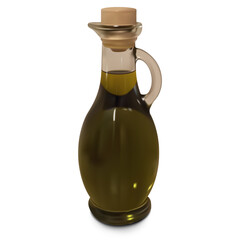 Vector Olive Oil Bottle