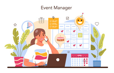 Event management concept. Holiday, ceremony or corporate