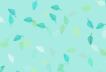 Light Green, Yellow vector hand painted backdrop.