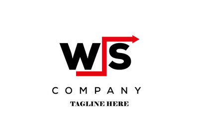 WS financial advice logo vector