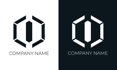 Initial letter i logo vector design template. Creative modern trendy i typography and black colors.