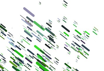 Light Multicolor, Rainbow vector template with repeated sticks.