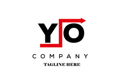 YO financial advice logo vector