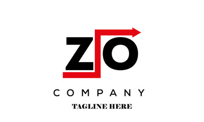 ZO financial advice logo vector