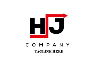 HJ financial advice logo vector