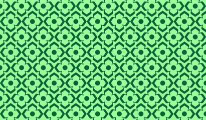 Colorful abstract background flowers and dots, cool and simple vector illustration