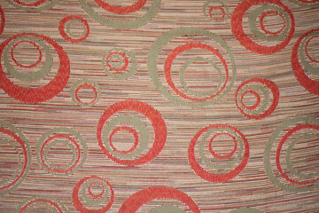 Tela de textura con circulos de colores