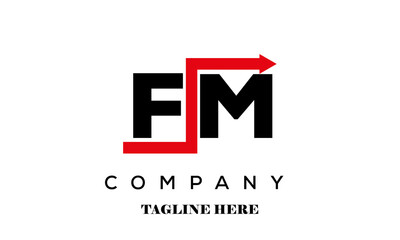 FM financial advice logo vector
