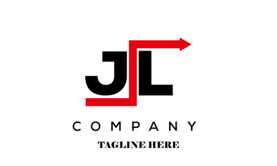 JL creative financial advice latter logo vector