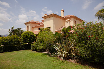 Fototapeta na wymiar Spanish villa