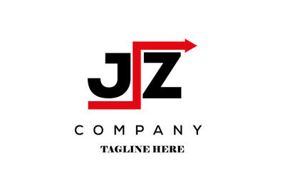 JZ creative financial advice latter logo vector