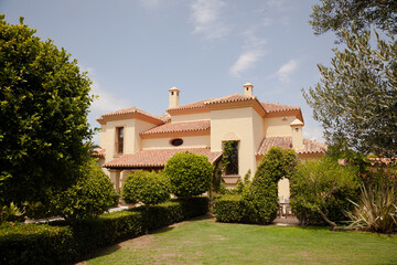 Fototapeta na wymiar Spanish villa