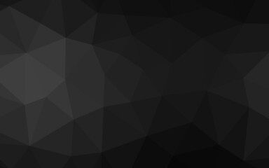 Dark Silver, Gray vector low poly layout.