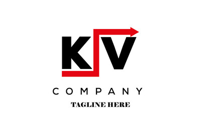 KV creative financial advice latter logo vector