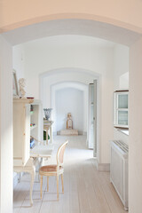 Archways and corridor of luxury home