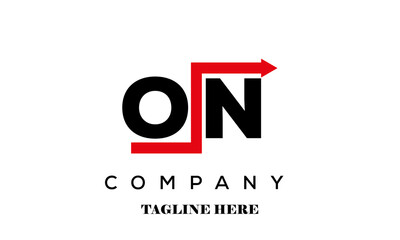 ON financial advice logo vector