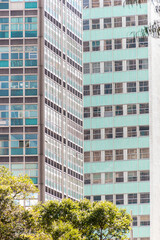 buildings in the center of Rio de Janeiro, Brazil.