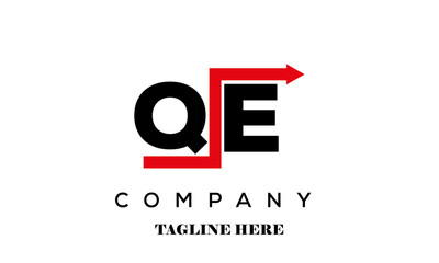 QE financial advice logo vector