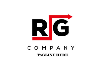 RG financial advice logo vector
