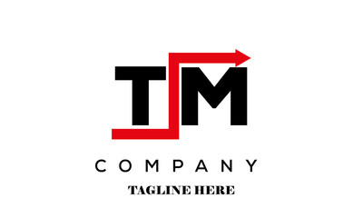Obraz premium TM financial advice logo vector