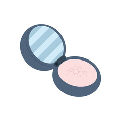 makeup powder with mirror