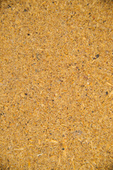 The texture of the panel made of pressed chips. Wooden background.