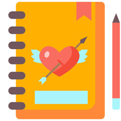 diary flat icon