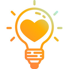 love gradient icon