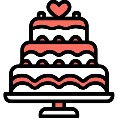 cake one color icon