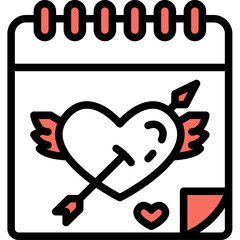 calendar one color icon