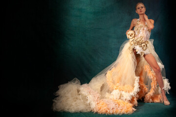 ladylike fashionable woman