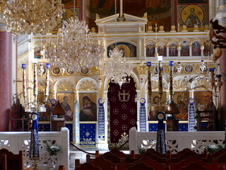 Chancel of Agia Napa Cathedral in Limassol, Lemesos, Cyprus
