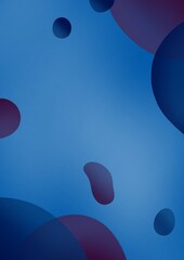 Blue background illustration bubbles 