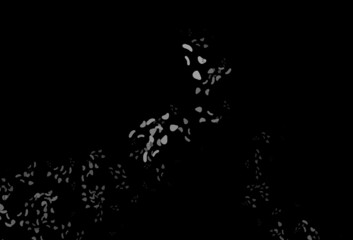 Dark Silver, Gray vector background with abstract forms.