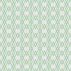 Tile vector pattern with green pattern on grey background