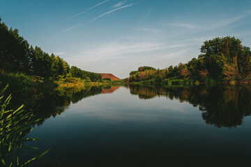 Fototapeta premium lake and mountains