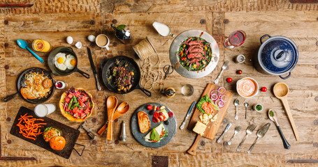 Country brunch breakfast