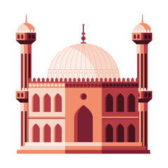 Fototapeta na wymiar muslim mosque with dome
