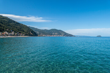Naklejka na ściany i meble The Gulf of Alassio in Liguria